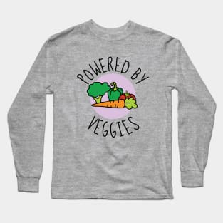 Powered By Veggies Long Sleeve T-Shirt